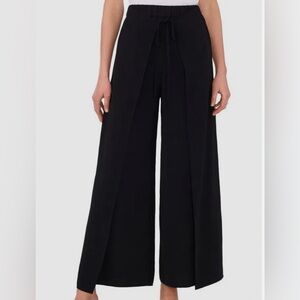Halogen Black Wide-Leg Pants